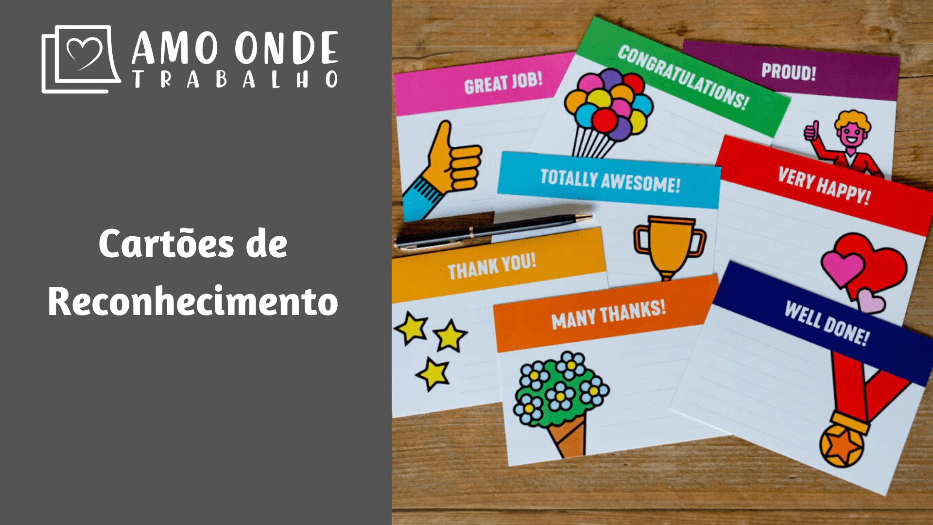 Cartões de Reconhecimento (Kudo Cards)