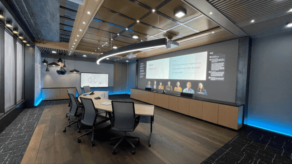 Sala de Reuniões Mista Microsoft