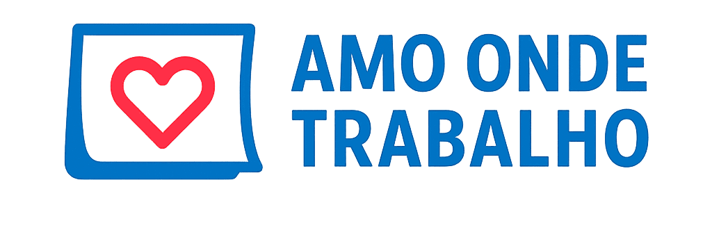 Logo Amo Onde Trabalho Colorido
